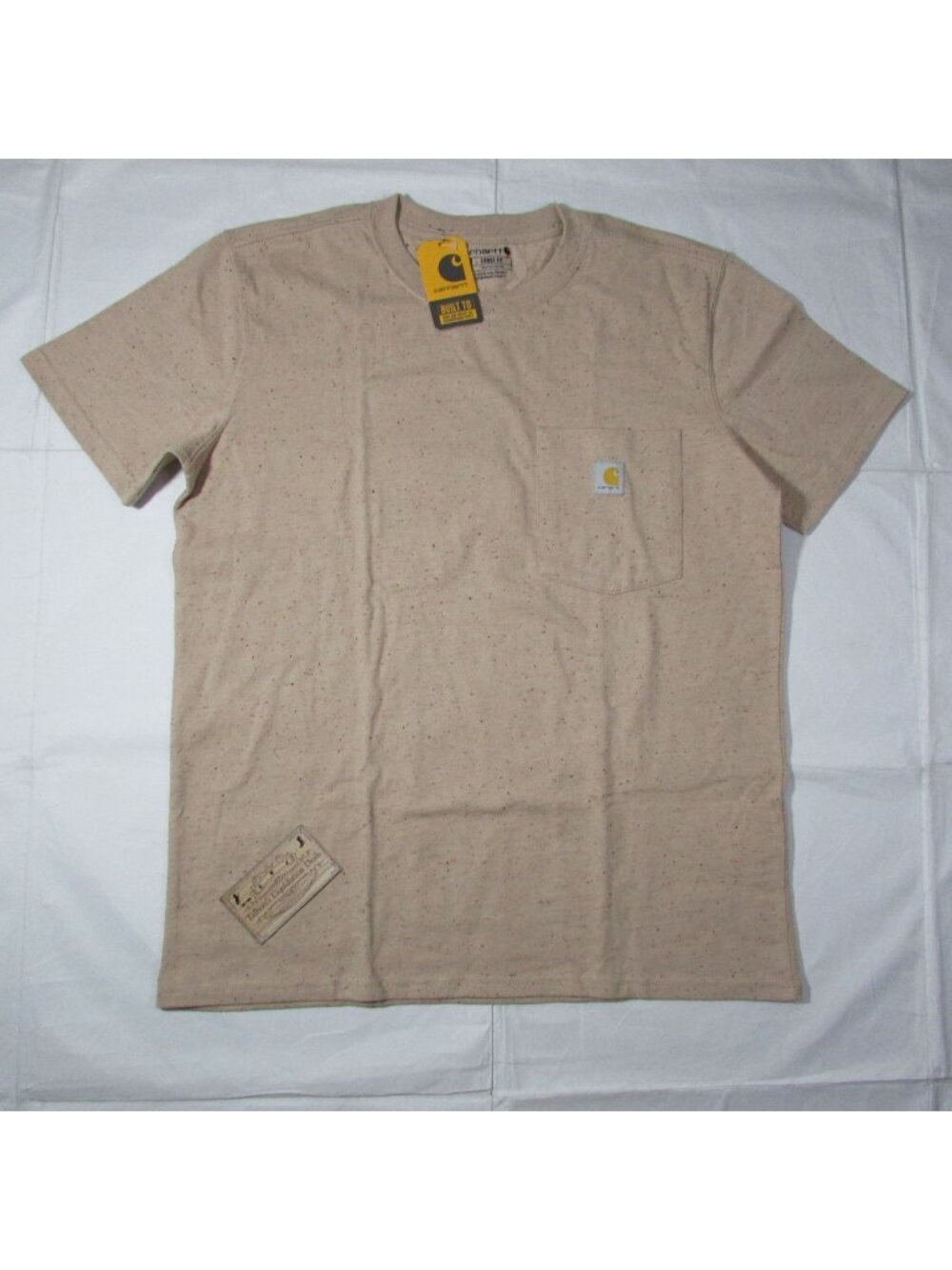 Carhartt Women's MD Loose Fit Heavyweight Short Sleeve Pocket T-Shirt Light Rose